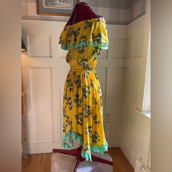 Matilda Jane Yellow Sundress with Flutter Hem Size XS - Picture 4 of 9